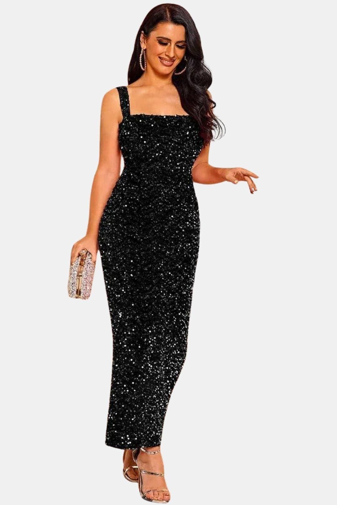 Image of Zoe | Women's Sleeveless Bodycon Maxi Dress