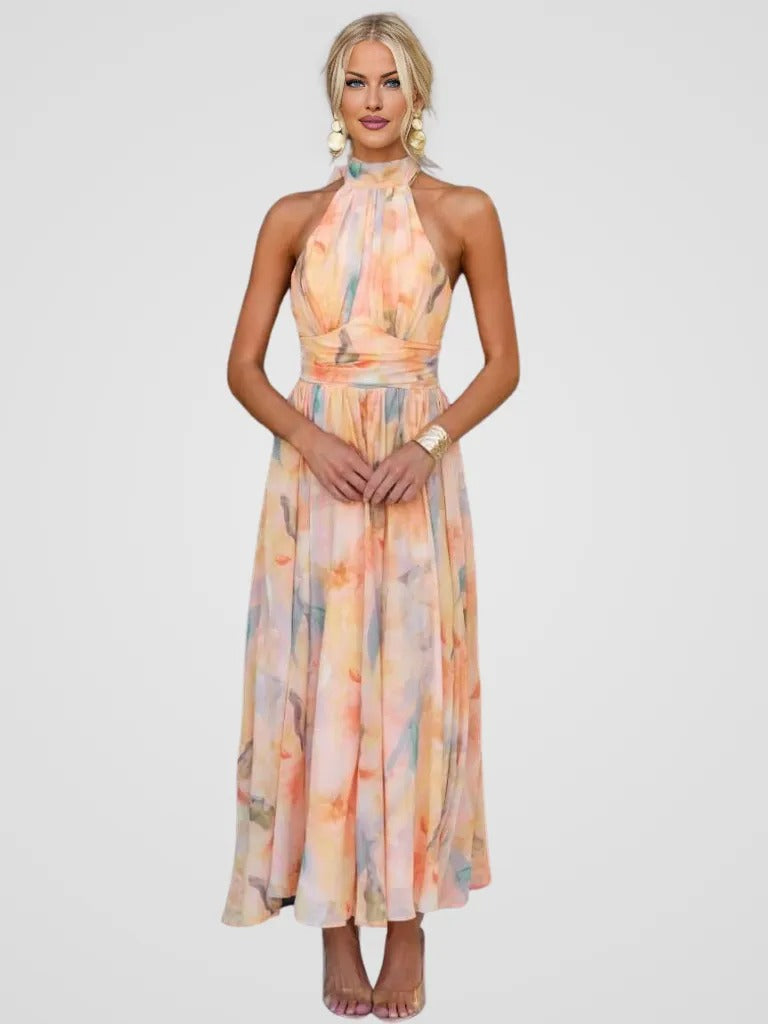 Elegant Formal Knee Length Party Dress - Nocini