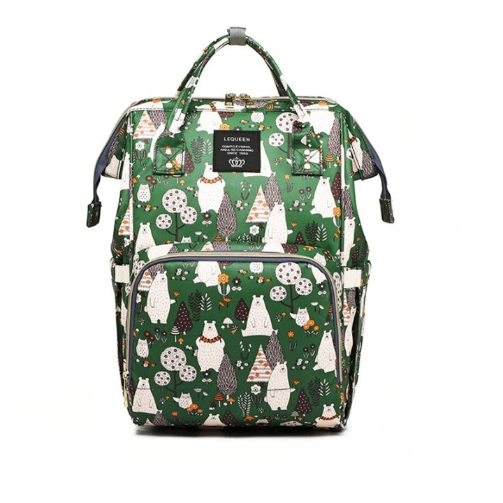 Spacious Baby Diaper Backpack - Waterproof Multi Pocket Bag