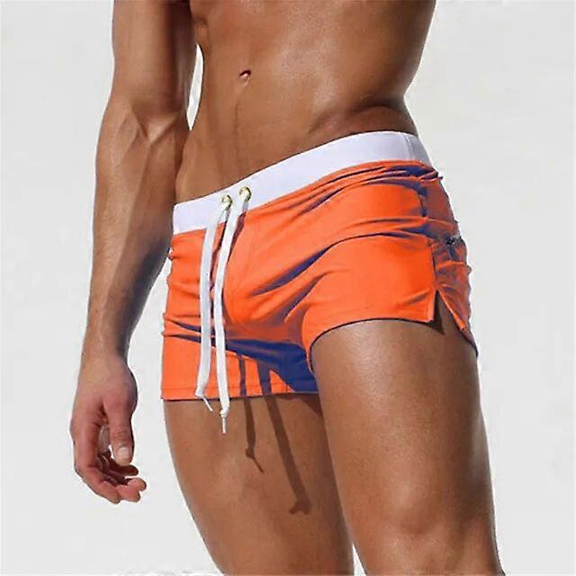 Men's Quick Dry Swim Shorts – Slim Fit – Adjustable Waist