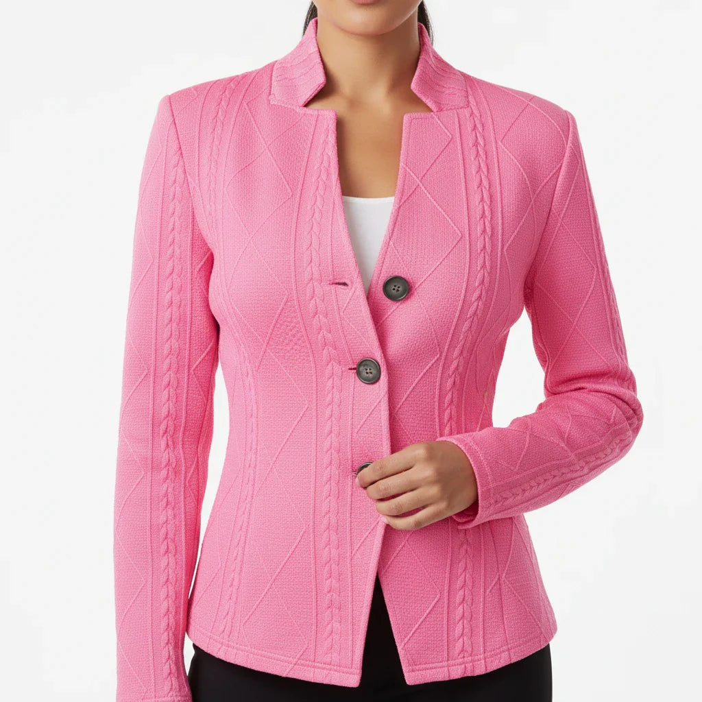 Tailored Women's Single Button Jacket
