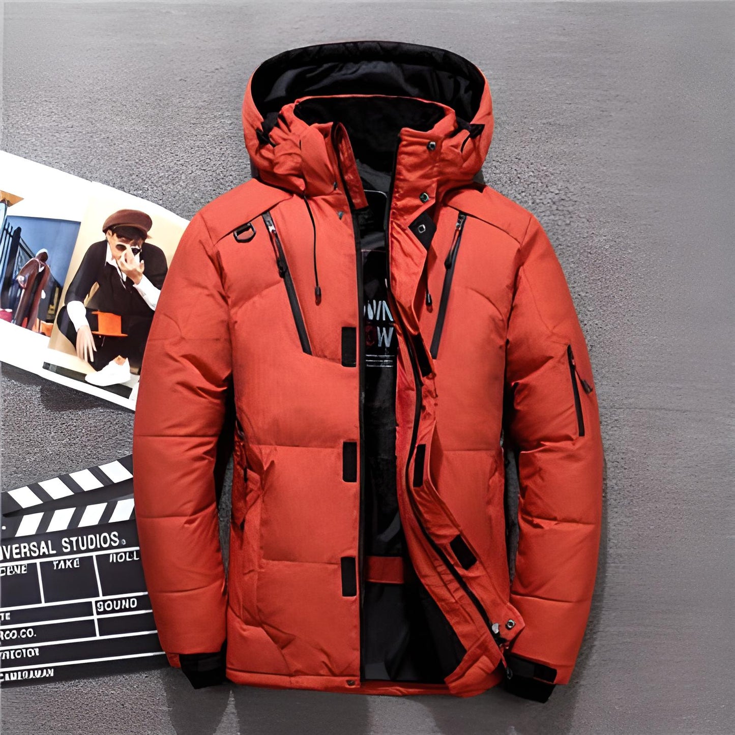 Warm Waterproof Men's Insulated Parka Coat