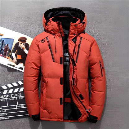 Warm Waterproof Men's Insulated Parka Coat