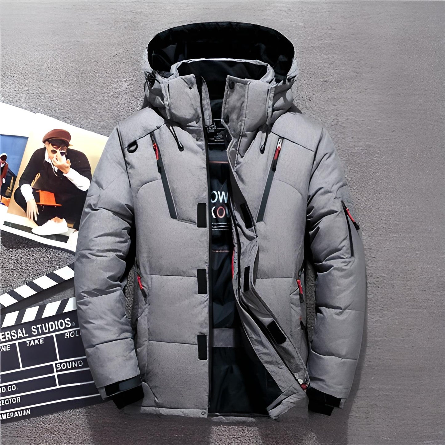 Warm Waterproof Men's Insulated Parka Coat